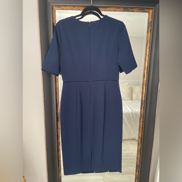 Maggy London Navy Midi Dress - Picture 2 of 3